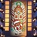 Joiedomi Christmas Gingerbread Door Cover Window Banner Front Door Porch Sign Village Displays Christmas Indoor Outdoor Decor Holiday Winter House Decoration (72