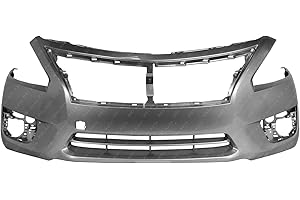 BUMPERS THAT DELIVER - Painted K23 Brilliant Silver, Front Bumper Cover Fascia for 2013 2014 2015 Nissan Altima Sedan 13 14 15, NI1000285
