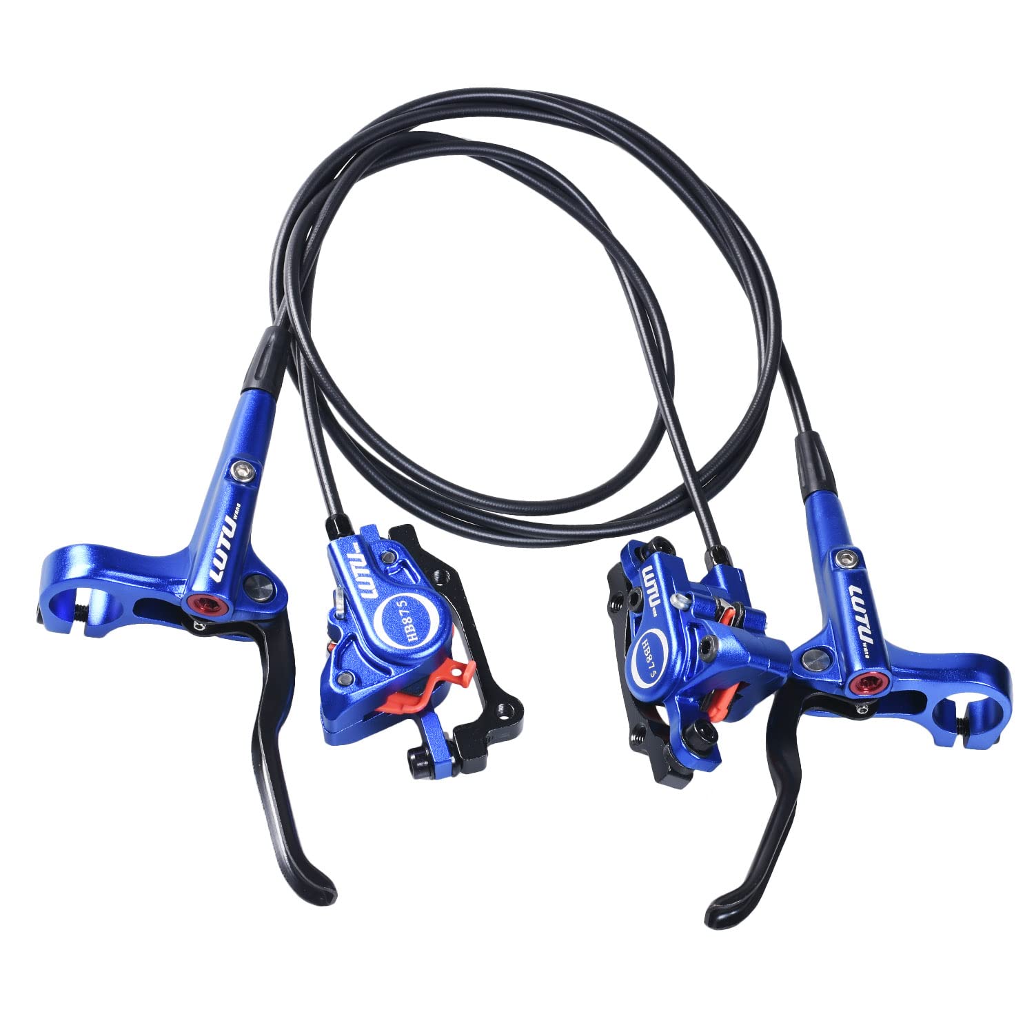 ThinkTop Dual Piston Driving Bike Hydraulic Brake Kit 800/1450mm MTB Bicycle Front and Rear Oil Pressure Disc Brake Set