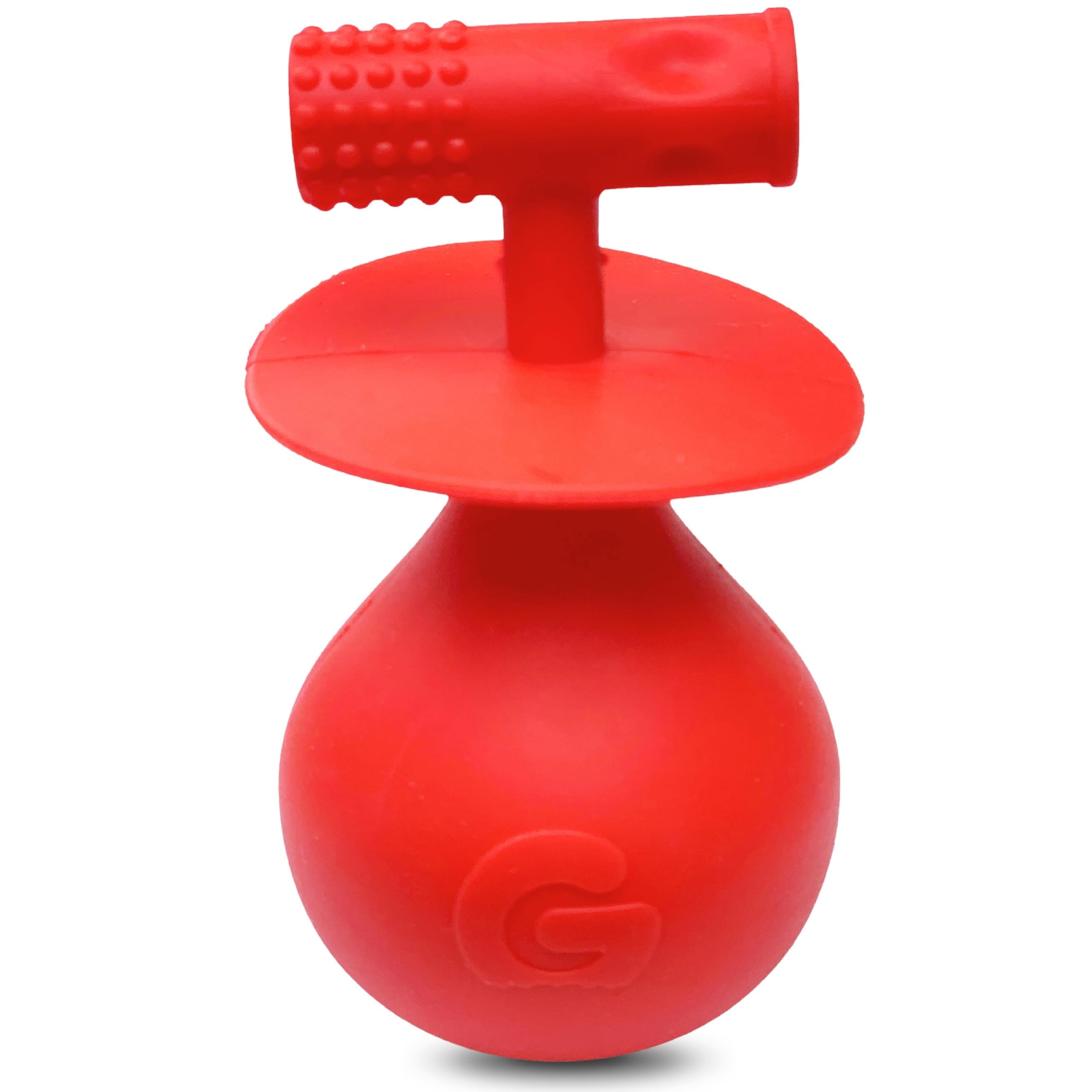 Gummee Baby Teething Toy Pain Relief Molar Mallet Teether with a Wobble Rattle Base. Age 12m + BPA Free. Gel Applicator. Designed for Back Teeth Cutting.