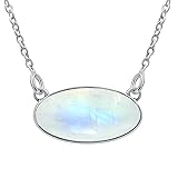 TISHAVI 4.41Cts Natural Moonstone Necklace For