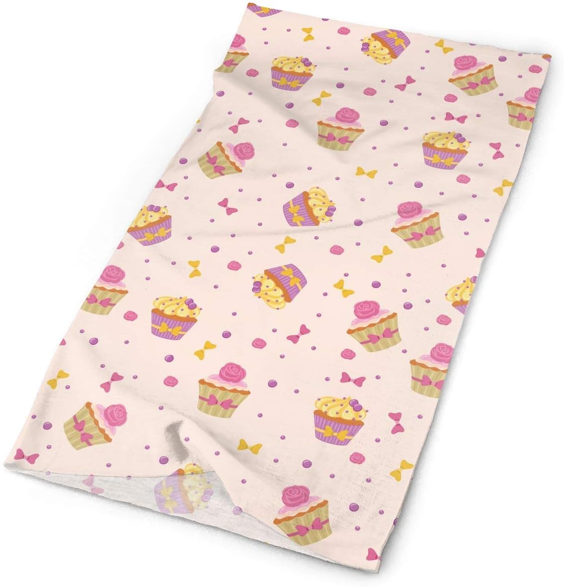 Cute Chocolate Cake Sweets Candy Men Women Face Mask Neck Gaiter Sun Shade Shield Bandanas Headwear Wide Headbands Scarf Head Wrap