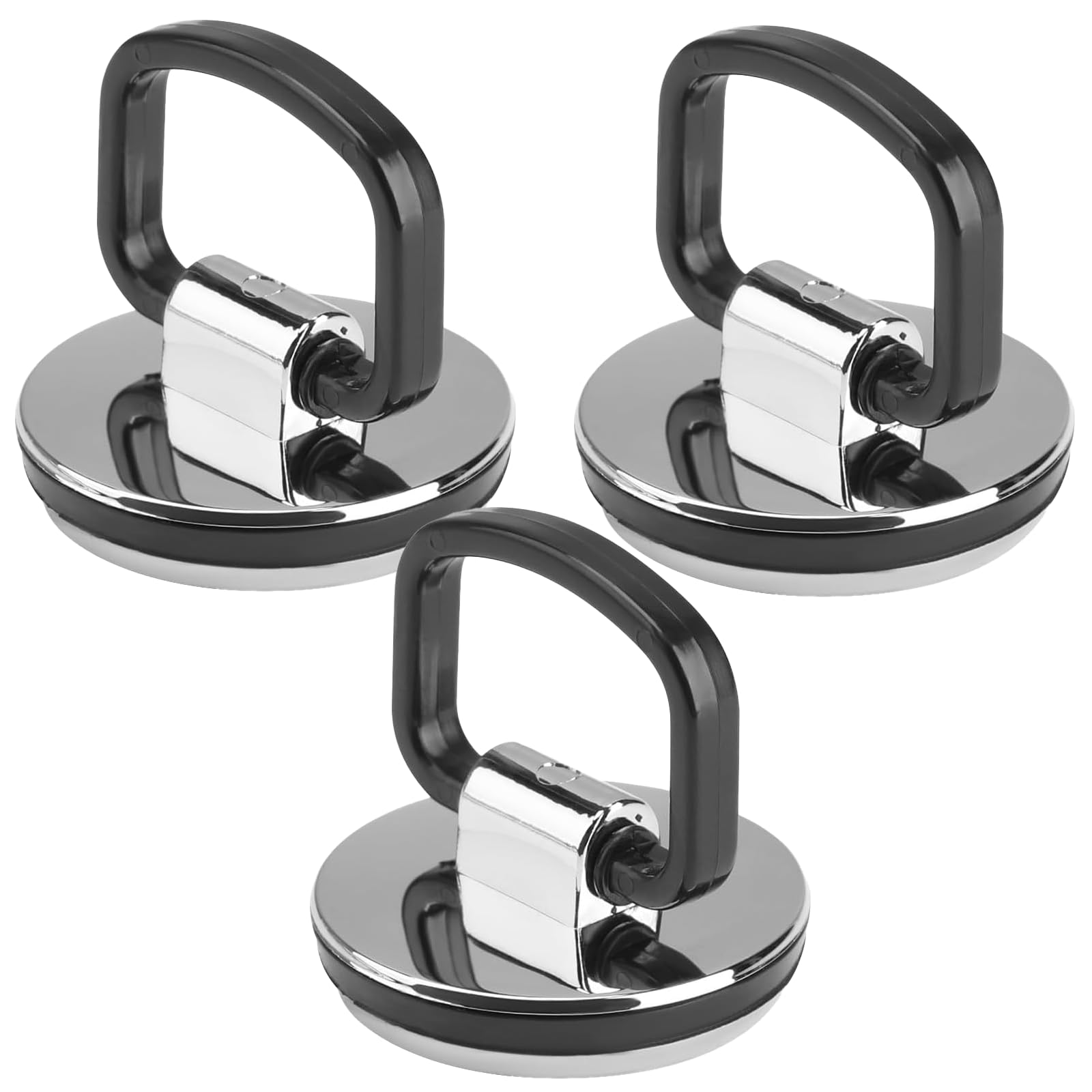 LFCFBH 3 PCS Upgraded Bath Plug Replacement, Universal Plug with Large Easy Lift Grab Handle for Kitchen and Bathroom Hole (42-46mm)