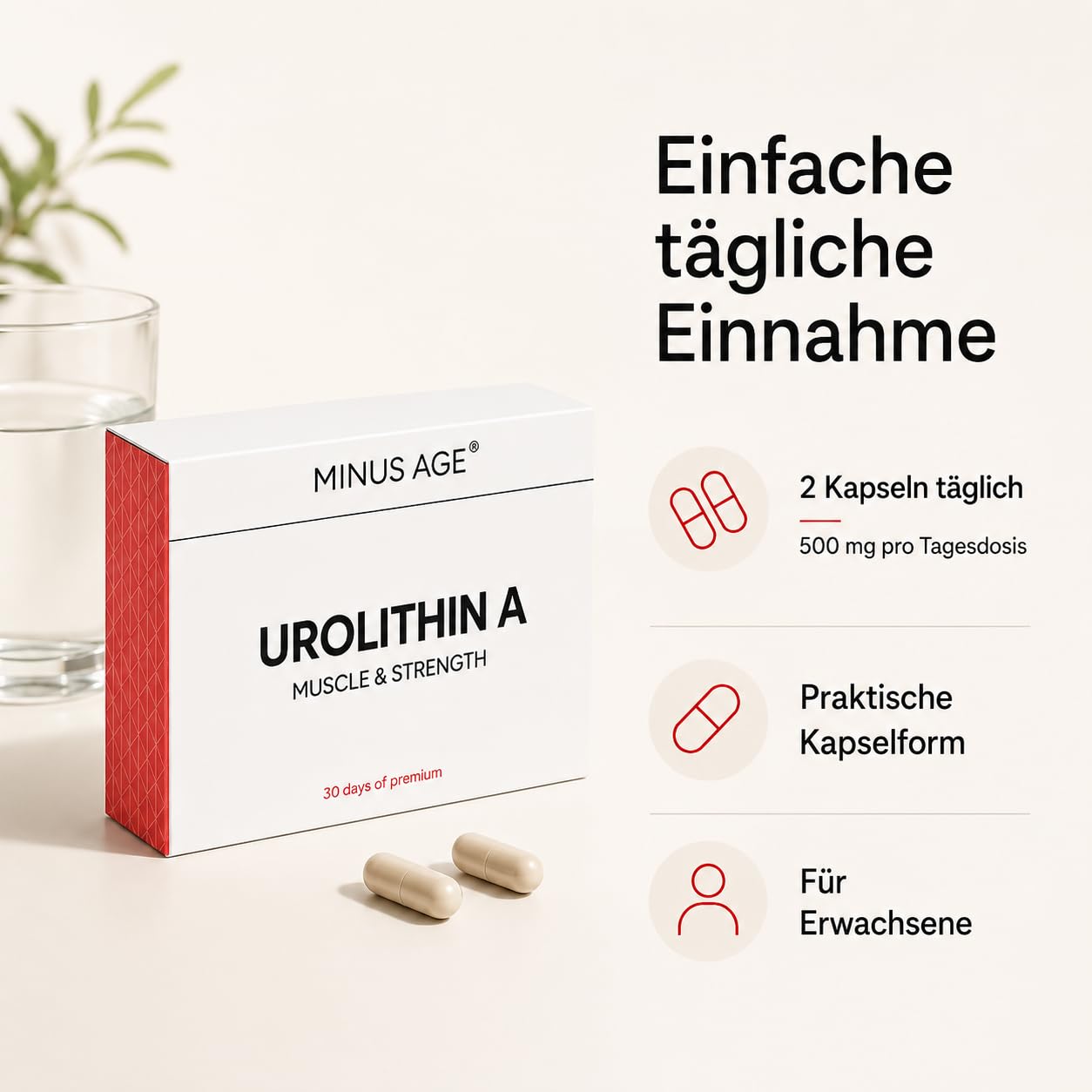 Urolithin A Kapseln 500 mg, 60 vegane Kapseln 4