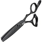 ULG Texturizing Shears &ndash; Professional Stainless Steel, 30-Teeth Thinning Scissors, Teflon Coated, Deer Tooth Blades for Precise Thinning and Layering, Ideal for Stylists and Barbers