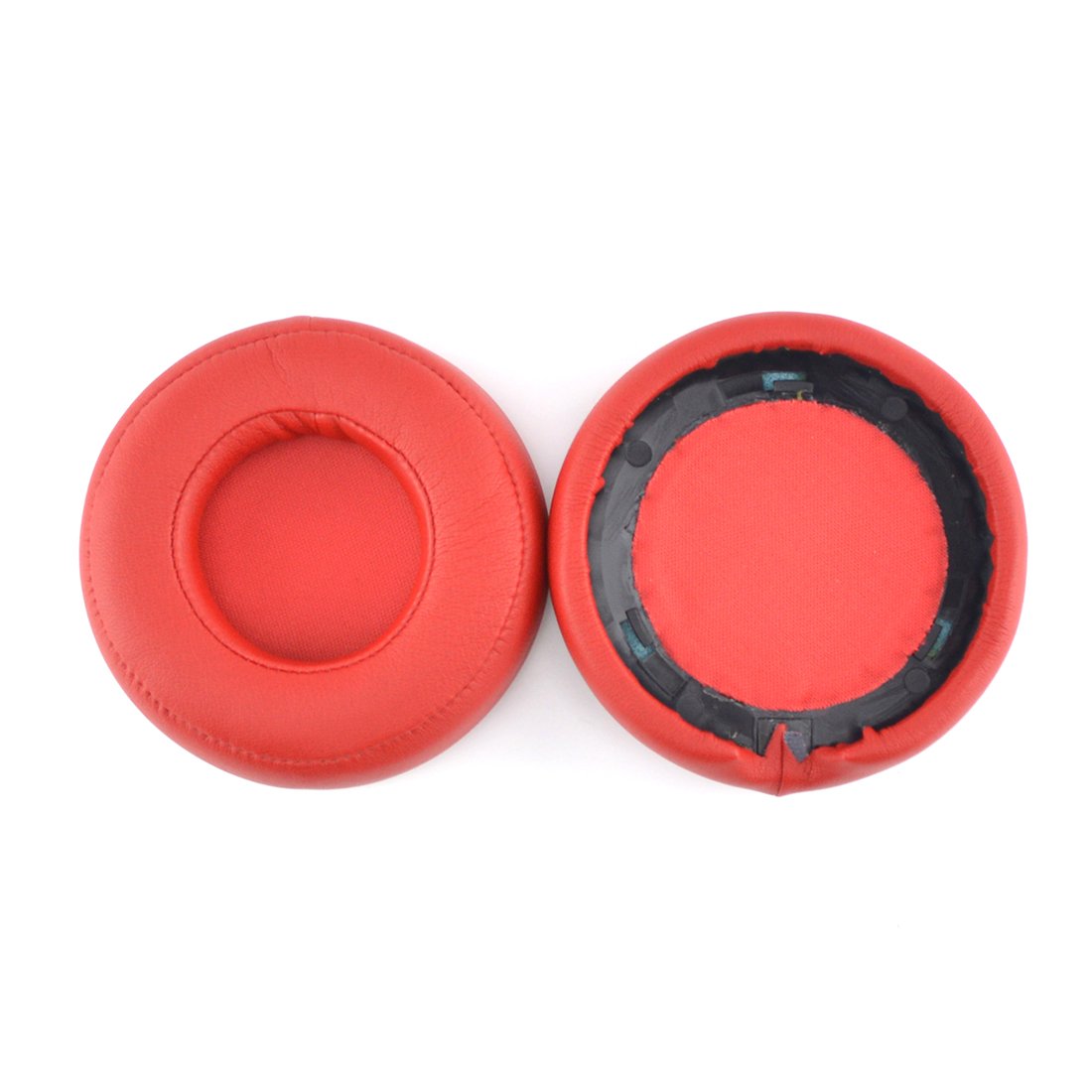 Geekria Replacement Ear Pads for Monster Beats Pro Detox Headphones Ear Cushions, Repair Parts (Red)