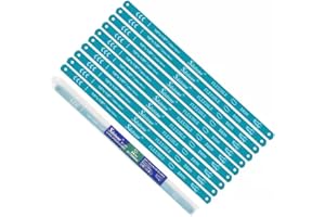 Sdstone Hacksaw Blades High Speed Replacement Blades 24 TPI - 12" Length Hacksaw Blade - Carbon Strength Steel (10 Pack)