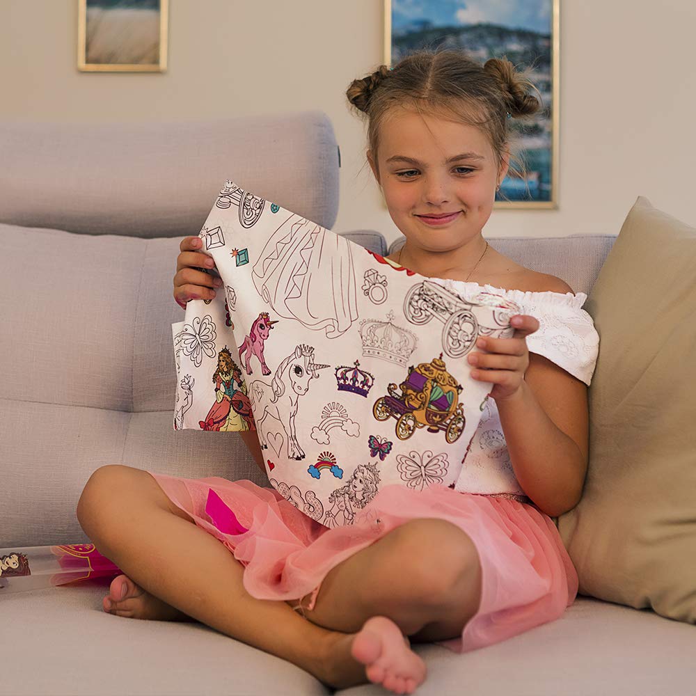 Coloring Tablecloth Princess