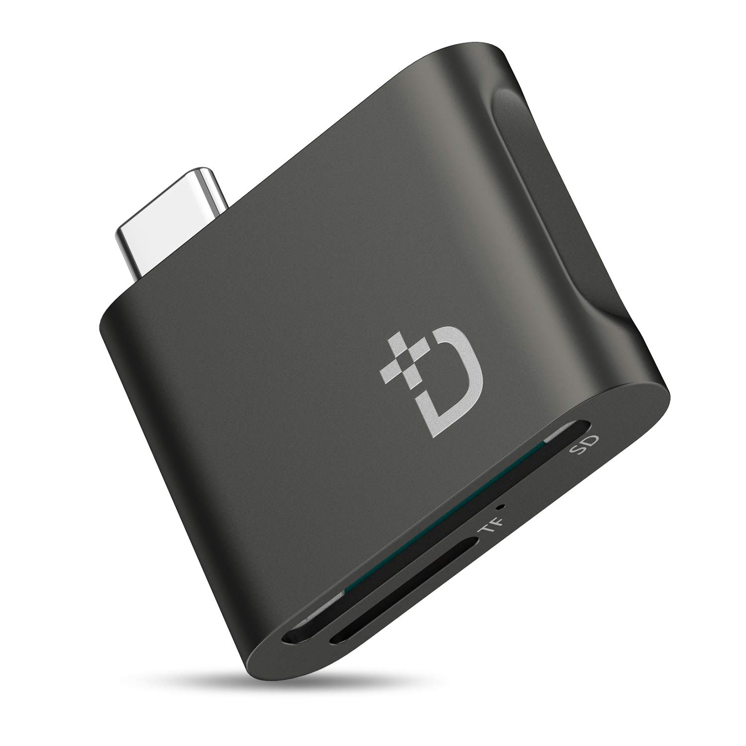 DockCase USB C SD Card Reader Adapter for iPad Pro, MacBook Pro, USB C 3.1 5Gbps Memory Card Reader for SDXC, SDHC, SD, MMC, RS-MMC, Micro SDXC, Micro SD, Micro SDHC Card, and UHS-I Cards