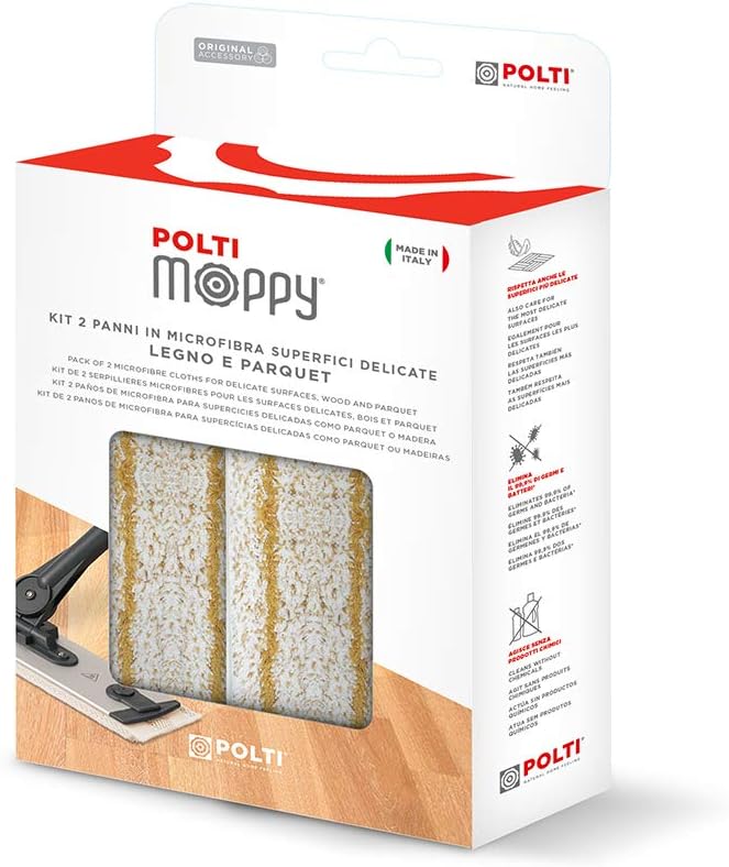 Polti Moppy Cloths, White, Talla única - Image 3