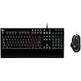 Logitech G502 Hero Wired Gaming Mouse and G213 RGB Gaming Keyboard - mice with programmable Buttons and Adjustable Weights - Customizable Backlit Keyboard with Tactile Keys - PC/Laptops