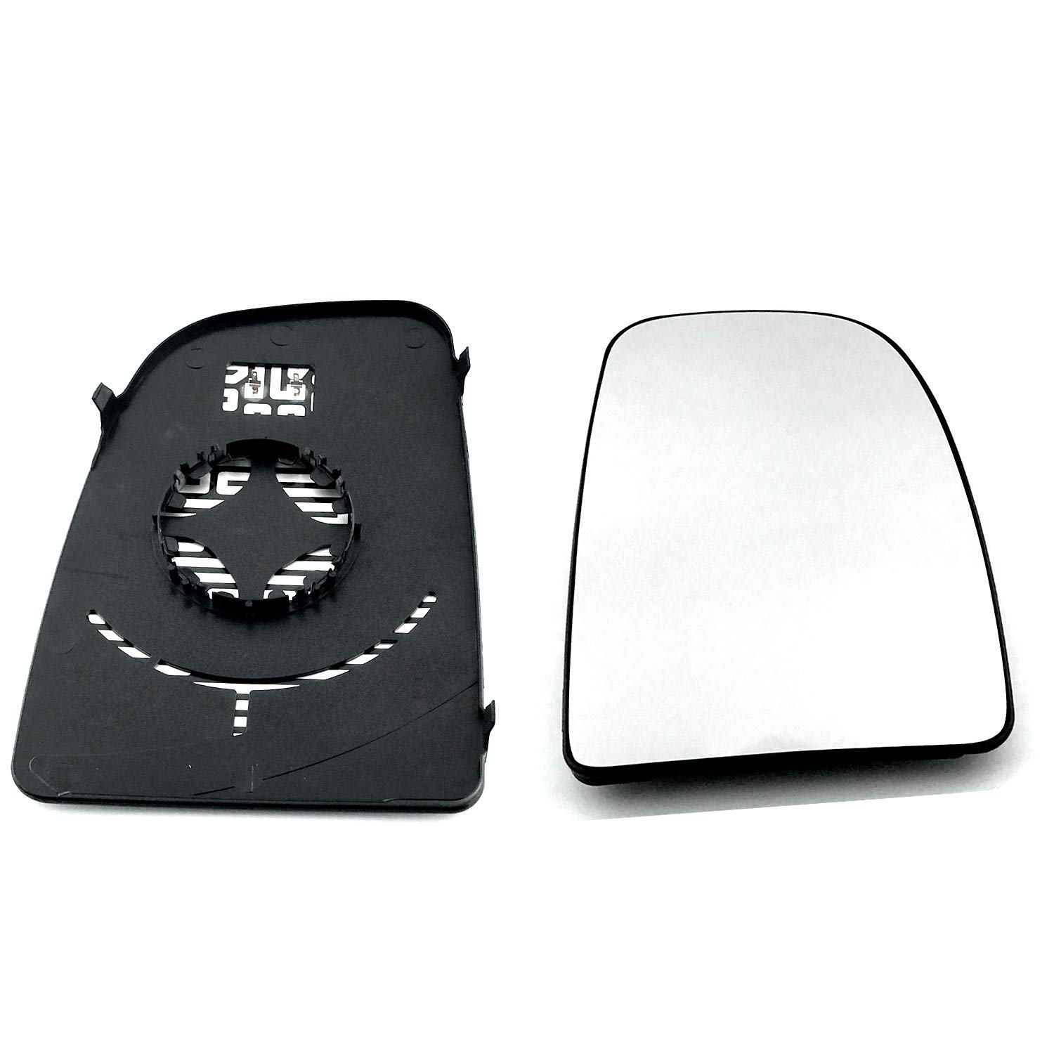 Fits FIAT Ducato 2006 to 2024 Heated Convex Door Mirror Glass Including Base Plate RH (Driver Side)