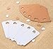 ilauke 200pcs Kraft Paper Gift Tags 9X4cm with 65 Yards Natural Jute Twine Hang Tags for Arts and Crafts Party Wedding Christmas Thanksgiving