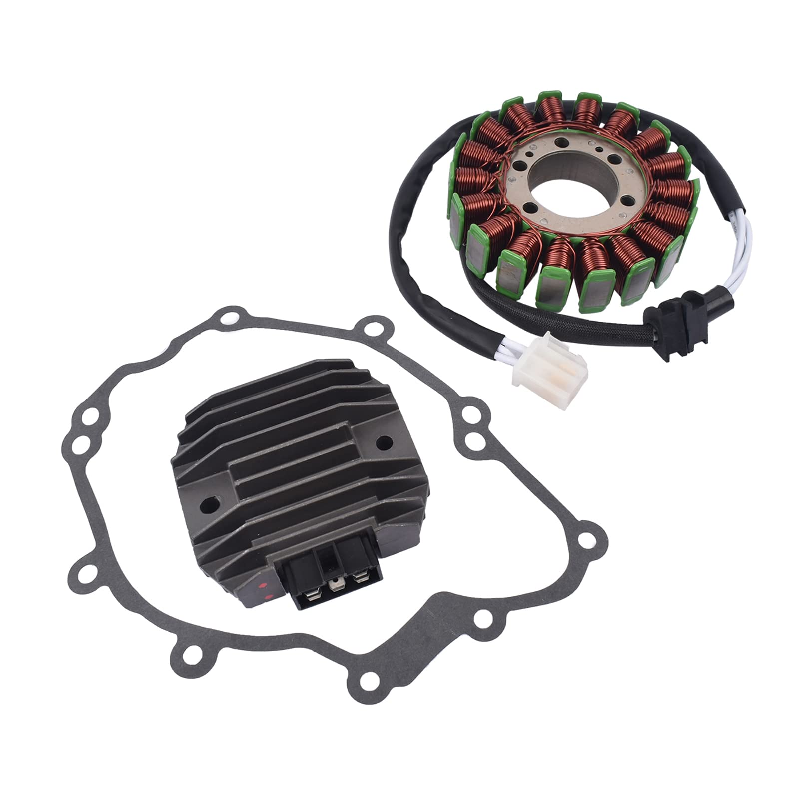 Photo 1 of Woosphy Stator And Regulator Rectifier with Gasket Replacement for Yamaha YZF-R6 YZF R6 2003-2005 JM3828ST135CK