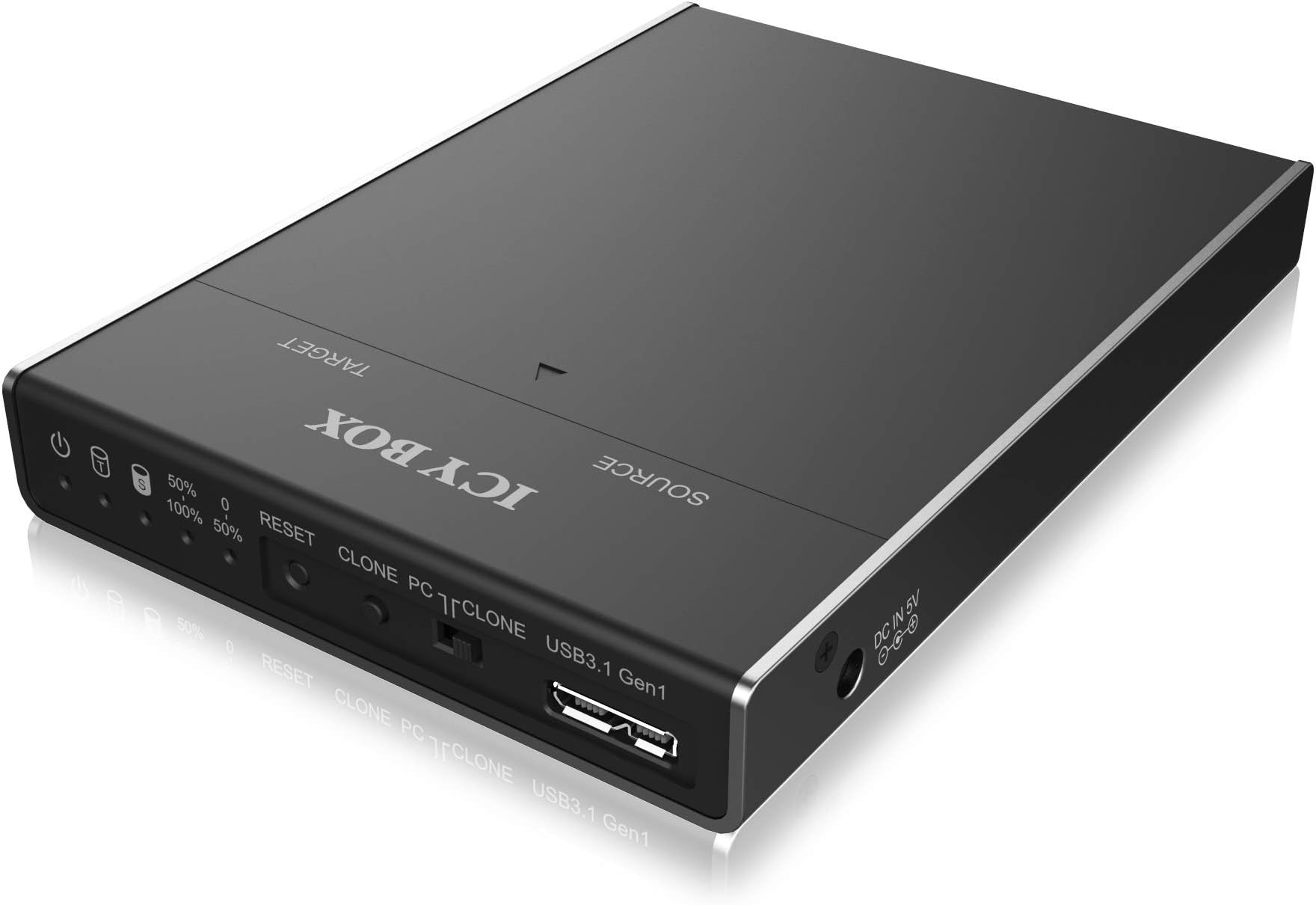 Icy Box External USB3.0, M.2 SATA SSD Docking And Cloning Station, Tool Less Installation, B-Key Socket for B-Key Or B And M Key, Five Volt Power Supply, Two Year Warranty