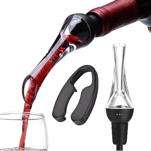 Wine Aerator Pourer Lonjyi Aerating Pourer And Decanter Spout Pouring Wine Aerating Wine 2 In 1 Instant Decanter With Wine Foil Cutter As Gift #way #to #aerate #wine Wine Aerator Pourer Lonjyi Aerating Pourer And Decanter Spout Pouring Wine Aerating Wine 2 In 1 Instant Decanter With Wine Foil Cutter As Gift