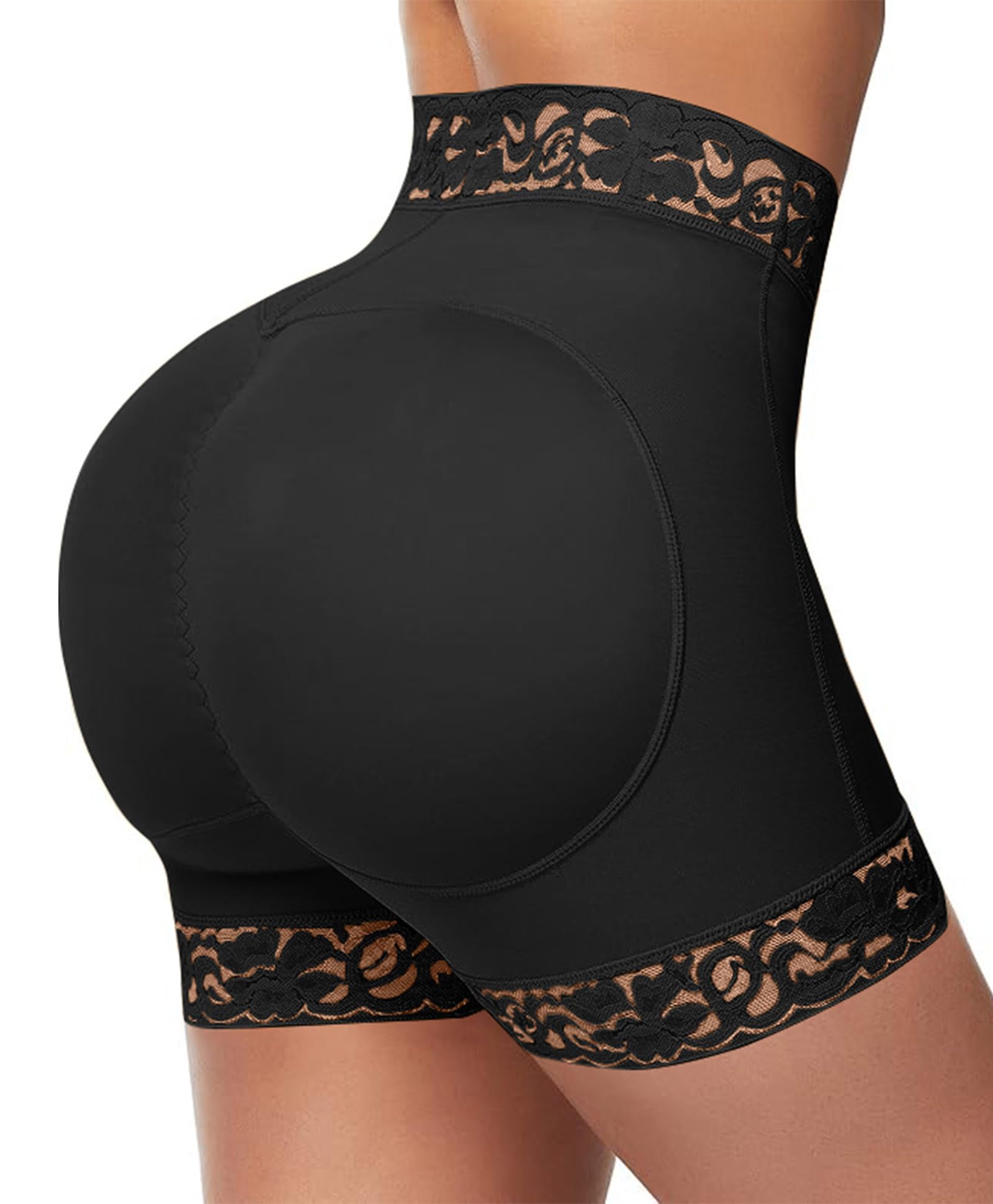 Photo 1 of Lover-Beauty Booty Lifting Shapewear for Women Plus Size Shaper Shorts Tummy Control Panty A- Black