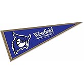Westfield State University Owls Wordmark Pennant Flag