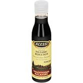 Alessi Balsamic Vinegar Reduction, Autentico from Italy, Ideal on Caprese Salad, Fruits, Cheeses, Meats, Marinades, Traditional Balsamic (Traditional Balsamic, 8.5 Fl Oz (Pack of 1))