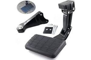 QHHR 75302-01A Rear Bed Step Retractable Bumper Step for Ford F150 2006-2014, Folding Truck Tailgate Step