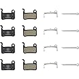 KREMORV Bicycle Brake Pads for Shimano Deore XT XTR LX SLX Hone Alfine Saint 4 Pair of Bike Disc Brake Pads for Shimano A01S M06 M07 M07Ti M07S Ashima APV PCB TRP Dash