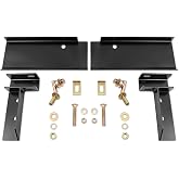 30221 Mounting Hardware Kit, Black No-Drill Installation, Backrack Compatible Hardware Kit for 2017-2022 Ford F-250 F-350 Standard Bed Mount