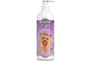 Bio-Groom Silk Creme Rinse Dog Conditioner – Dog Bathing Supplies, Puppy Shampoo, Cat & Dog Grooming Supplies for Sensitive Skin, Cruelty-Free, Made in USA, Tearless Dog Products – 32 fl oz 1-Pack