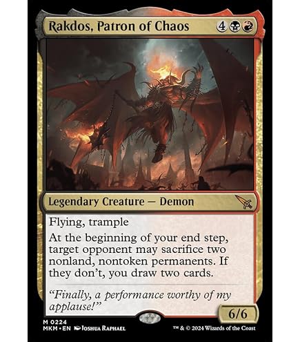 Amazon.com: Rakdos, Lord of Riots (230) MTG : Toys & Games