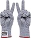 Cut Resistant Gloves - High Performance Level 5 Protection - FDA Approved - 100% Proven For Safety Gloves - by Utopia Kitchen (Medium)