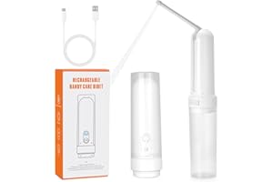 SUGFUT Portable Bidet for Travel 3 Pressure Options Electric Bidet IPX7 Waterproof Travel Bidet High Pressure for Portable Bidet for Women/Man,Travel Bidet Portable High Pressure,Personal Hygiene Cleaning