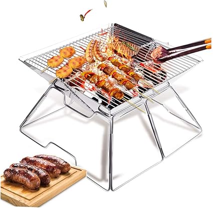 Amazon Com Mijiang Portable Barbecue Charcoal Grill Barbecue Grill Potable Folding Stainless Steel Stove For Outdoor Cooking Camping Picnic Outdoor Garden Charcoal q Grill Party Sports Outdoors Amazon Com Mijiang Portable Barbecue Charcoal Grill Barbecue Grill Potable Folding Stainless Steel Stove For Outdoor Cooking Camping Picnic Outdoor Garden Charcoal q Grill Party Sports Outdoors