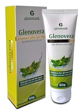 Glenmark Glenovera Vitamin E & Aloevera Skin Moisturizing Cream (60gm)