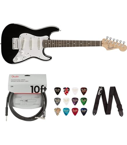 Amazon.com: Fender Squier by Fender Mini Strat - Rosewood