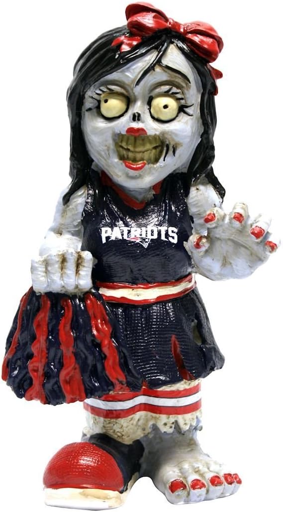 New England Patriots Zombie Cheerleader Figurine New England Patriots Zombie Cheerleader Figurine Amazon Co Uk Sports Outdoors