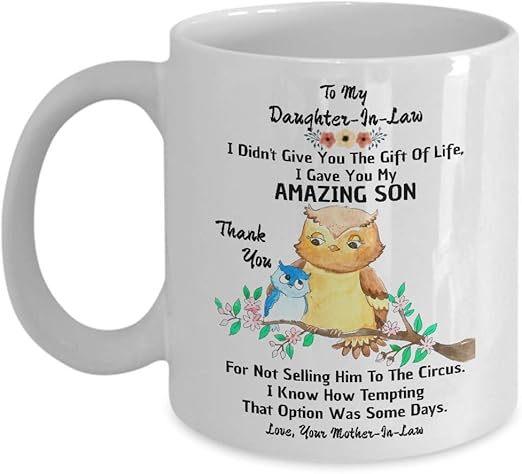 daughter in law coffee mug