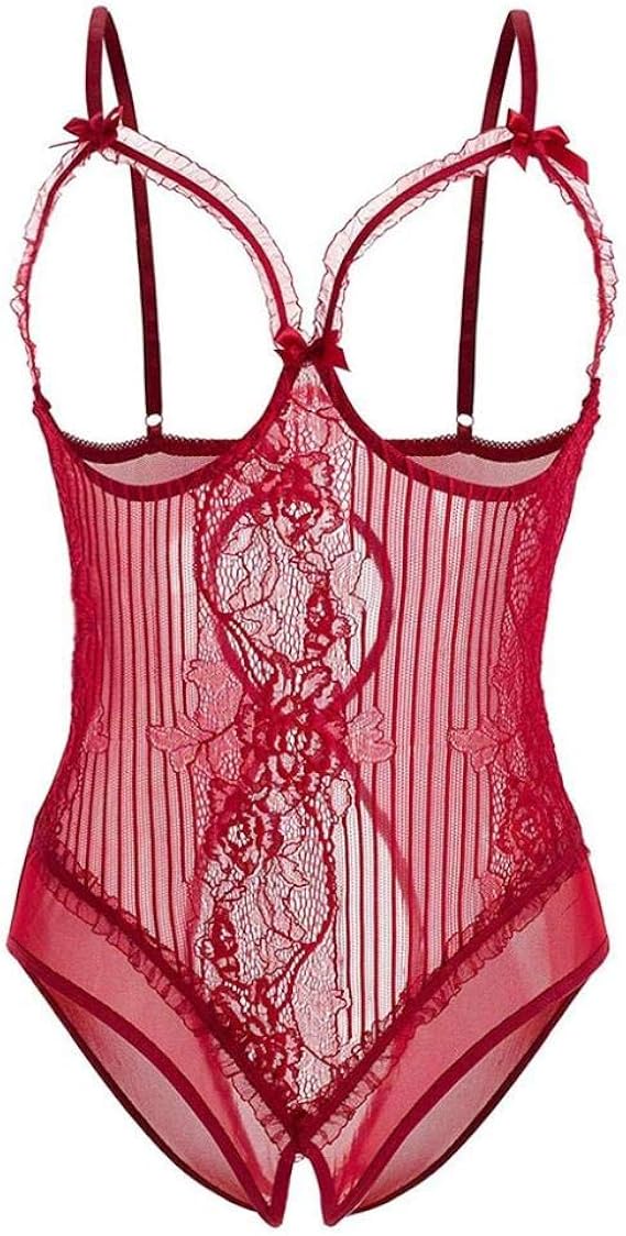 QQQQC Damen Reizw sche Frauen Erotik Dessous Durchschauen Kost m Porno 