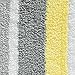 mDesign Microfiber Striped Bathroom Shower Accent Rug - 60