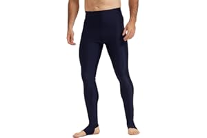 Witkey Men's Long Swim Pants UV Protection Compression Workout Surfing Legging Quick-Dry & Breathable Swimming Pants