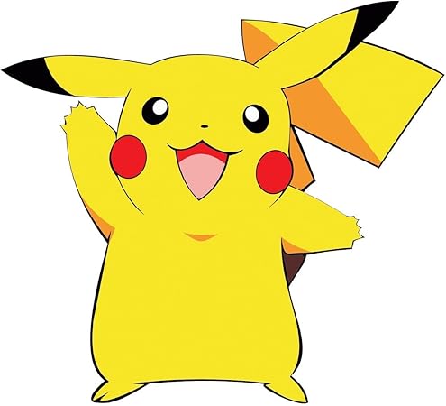 Amazon Com Pokemon Pikachu Cartoon Originalstickers0638 Set Of Two 2x Stickers Laptop Ipad Car Truck Size 4 Inches On Longer Side Computers Accessories