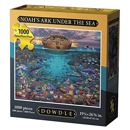 Dowdle Folk Art Puzzles - Noah's Ark "Under the Sea" Puzzle, 1000 Pieces