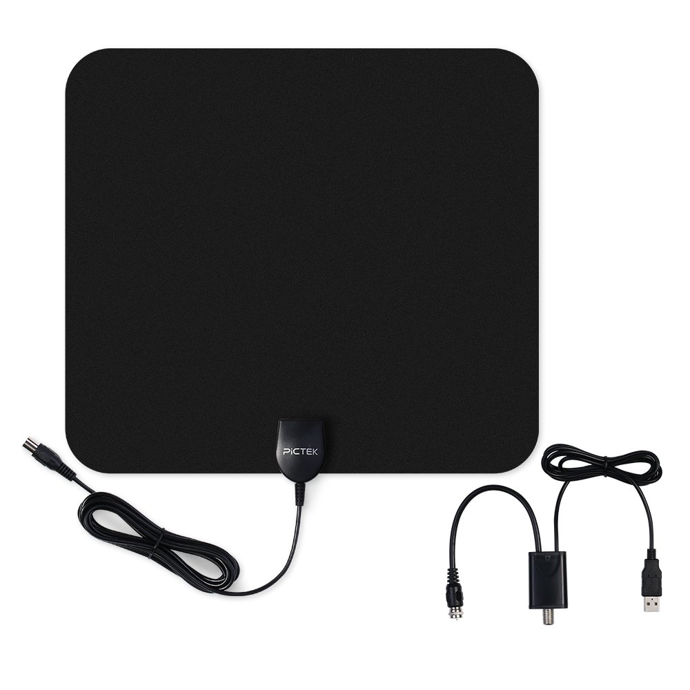 Pictek Digital Hdtv Antenna Indoor With Amplifier Signal Booster 50Miles Long.. 23 61q8COCveyL