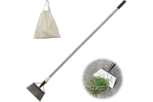 HRADHOL Multifunctional Cleaning Shovel Long Handle Steel Flat Shovel for Landscaping, Farm Weeding Tool, Ice Scraper for Outdoor Camping Weeding Planting (1 Pack)