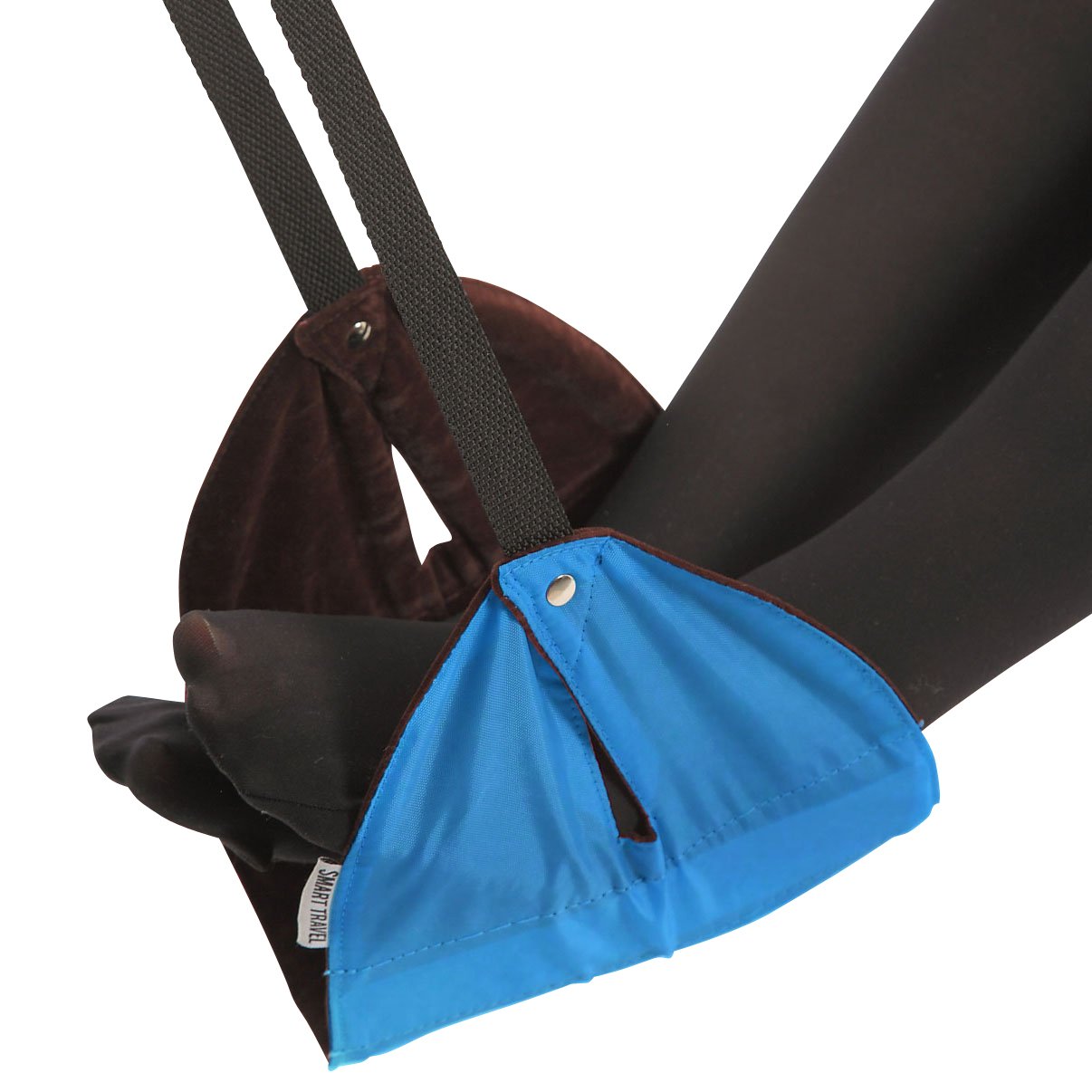 SmartTravel Portable Travel Footrest for Airplane (Blue