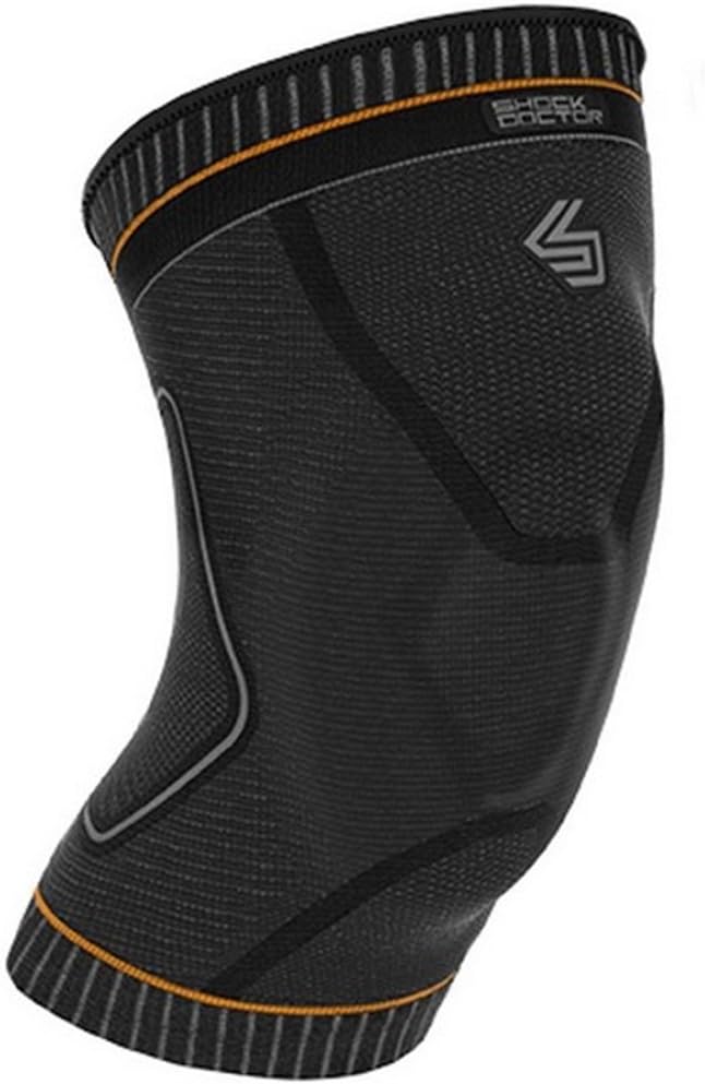 Shock Doctor RE+ Ultra Compression Patella Gel Knee Brace (Black/Grey