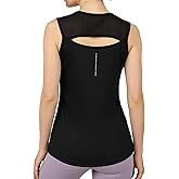Fyxla Breathable Workout Tops for Women Women's Athletic Shirts & Tees Sleeveless Workout Tops for Women's Gym and Yoga
