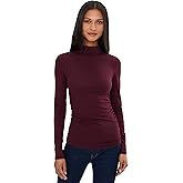 Madewell Womens Long Sleeve Hazel Mockneck Side Cinch