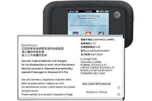 Qoutmcuy 3200mAh Upgrade MF923 Battery,Replacement Battery for ZTE MF923 AT&T Velocity Hotspot LI3728T42P3H794977