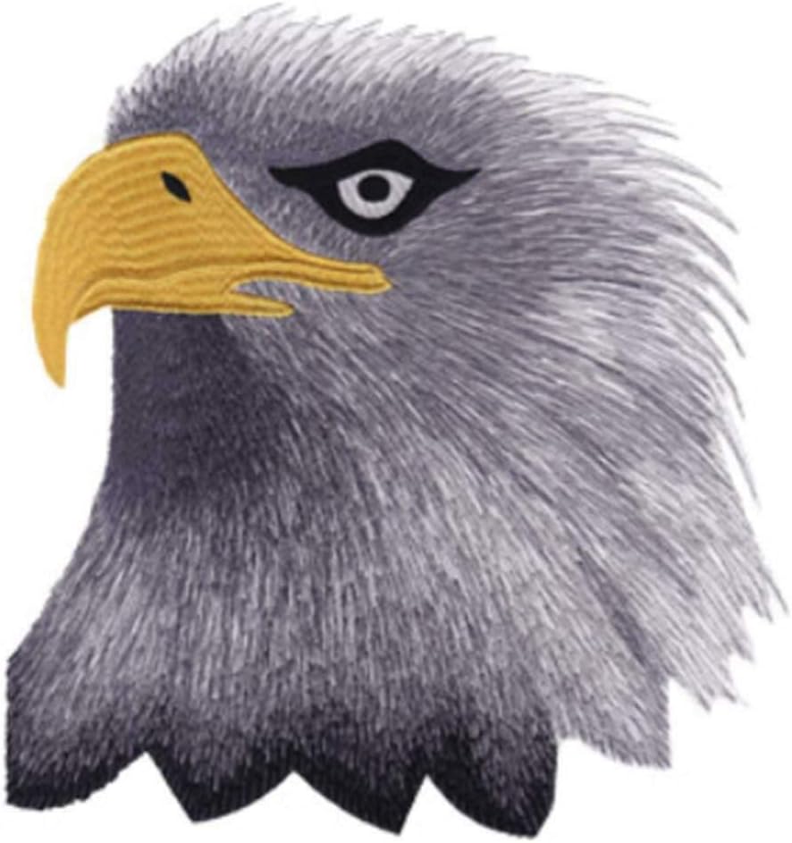 American Eagles Big Jumbo Large 10" Iron-on or Sew-on Embroidered Applique Emblem Patch/Badge Perfect for Dress Clothes Pants Hats Caps Jeans Jackets T-Shirts Vest Backpack Gifts and Accessories