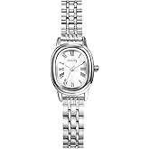 Avaner Women's Bracelet Wrist Watches: Ladies Gold Silver Vintage Retro Oval Stainless Steel Band Analog Quartz Elegant Classic Watch