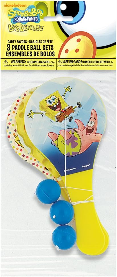spongebob paddle ball